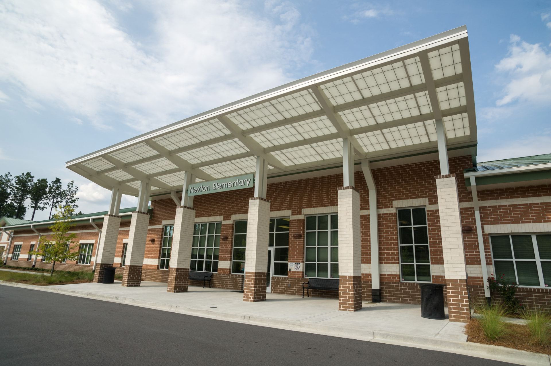 Exterior of Nexton Elementary School