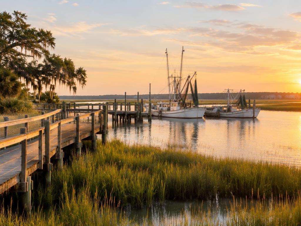 Lowcountry scene evoking Mount Pleasant